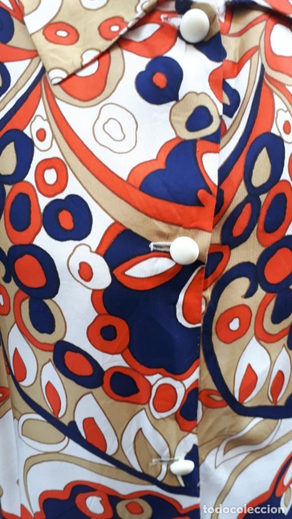 Vintage: VESTIDO ESTAMPADO DE LOS A&Ntilde;OS SESENTA - Foto 3