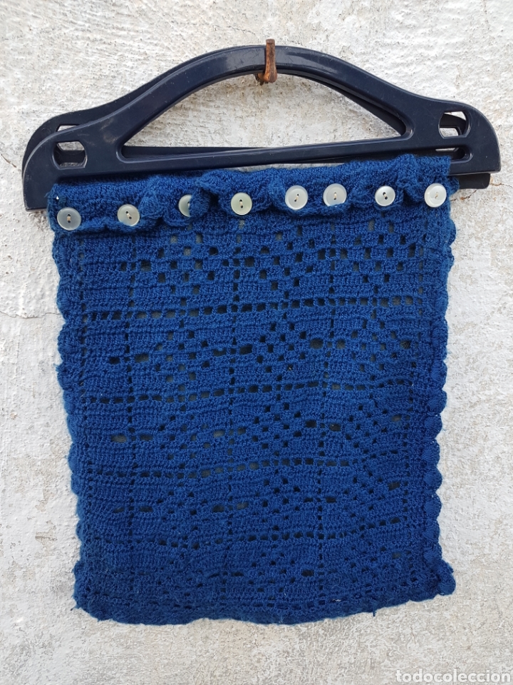 Vintage: Bolso vintage de ganchillo - Foto 2