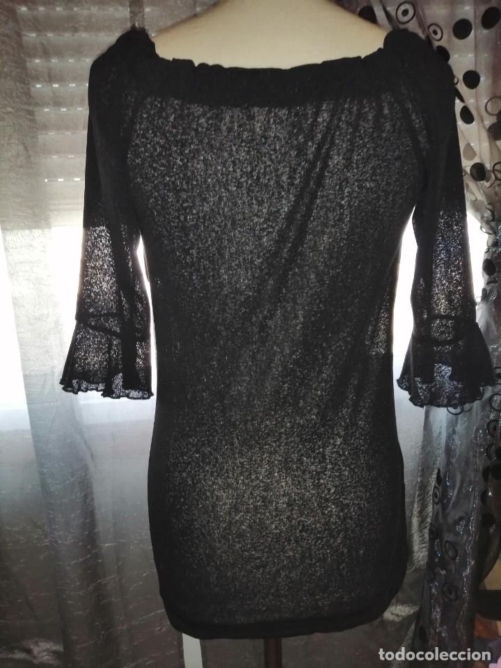 Vintage: Blusa negra - Foto 6