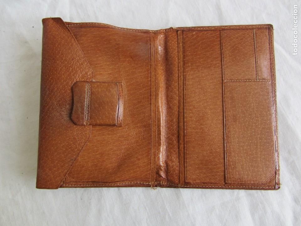 Vintage: Antigua cartera de cuero - Foto 3