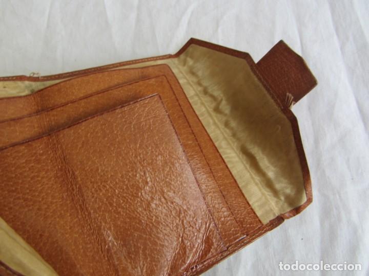 Vintage: Antigua cartera de cuero - Foto 4