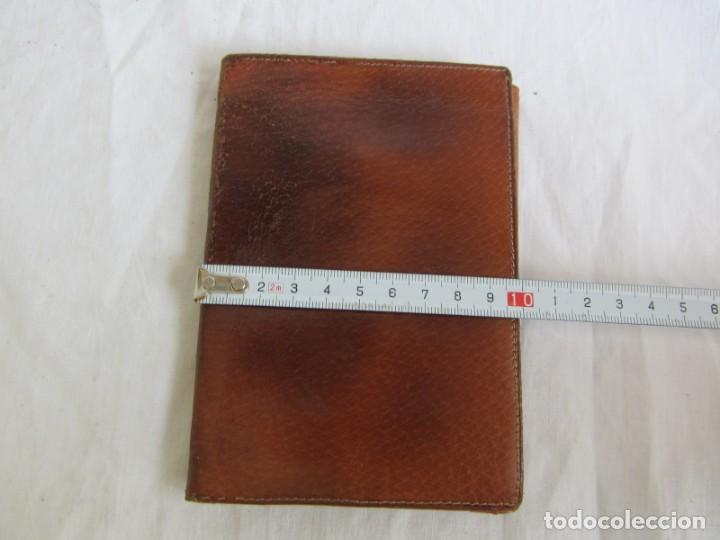 Vintage: Antigua cartera de cuero - Foto 8