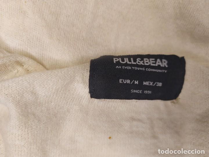 Vintage: Jersey Manga Larga Blanco Pull Bear Talla M - Foto 2