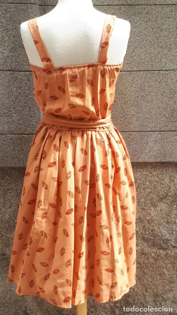 Vintage: VESTIDO ESTAMPADO DE FINALES DE LOS 70 - Foto 2