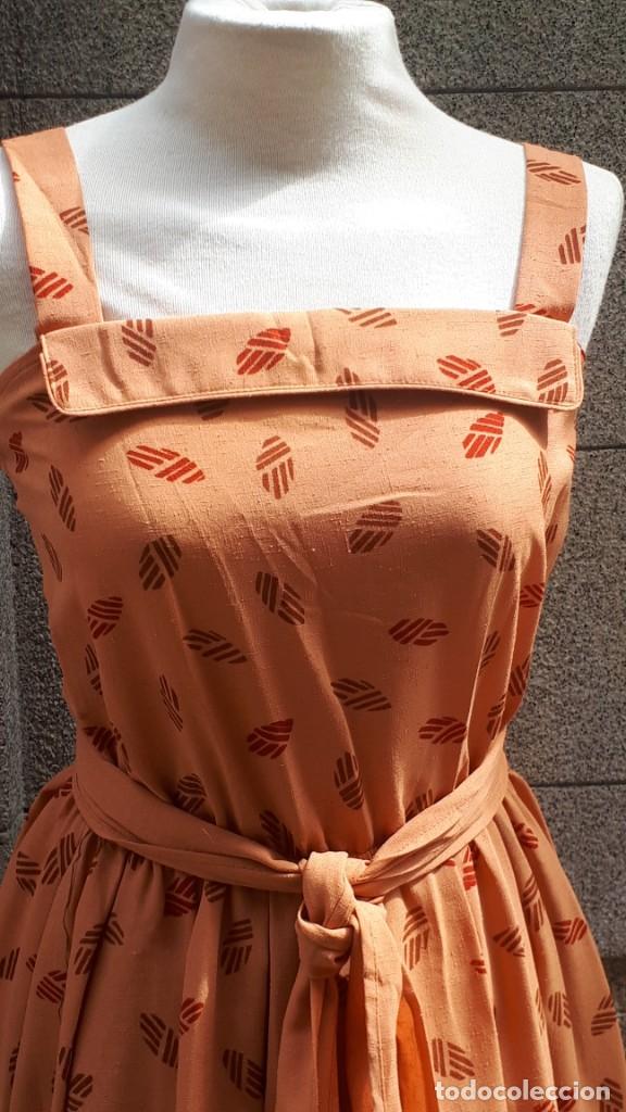 Vintage: VESTIDO ESTAMPADO DE FINALES DE LOS 70 - Foto 3