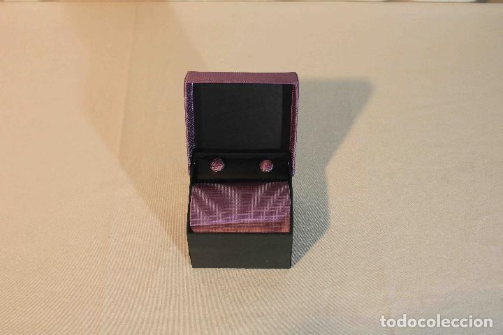 Vintage: CORBATA GEMELOS LILA - Foto 1