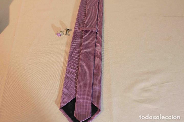 Vintage: CORBATA GEMELOS LILA - Foto 6