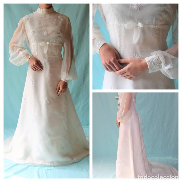 elegante vestido vintage de novia de los años 6 - Compra venta en  todocoleccion