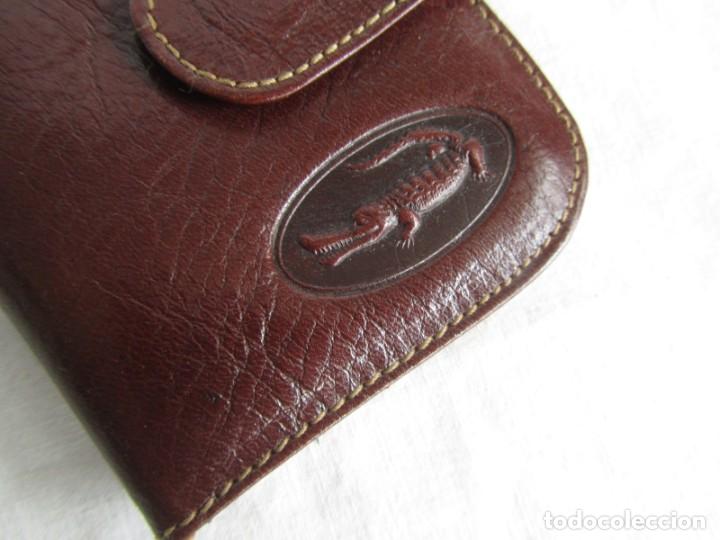 Vintage: Monedero de piel sello cocodrilo - Foto 2