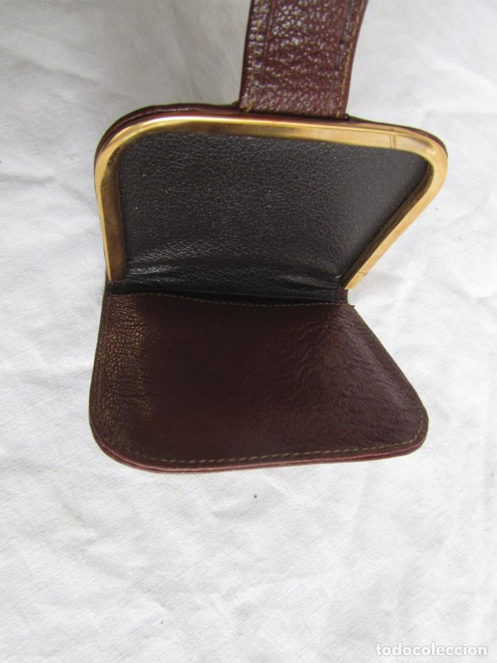Vintage: Monedero de piel sello cocodrilo - Foto 4