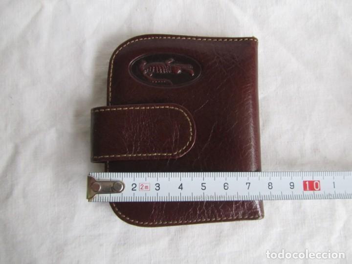 Vintage: Monedero de piel sello cocodrilo - Foto 7