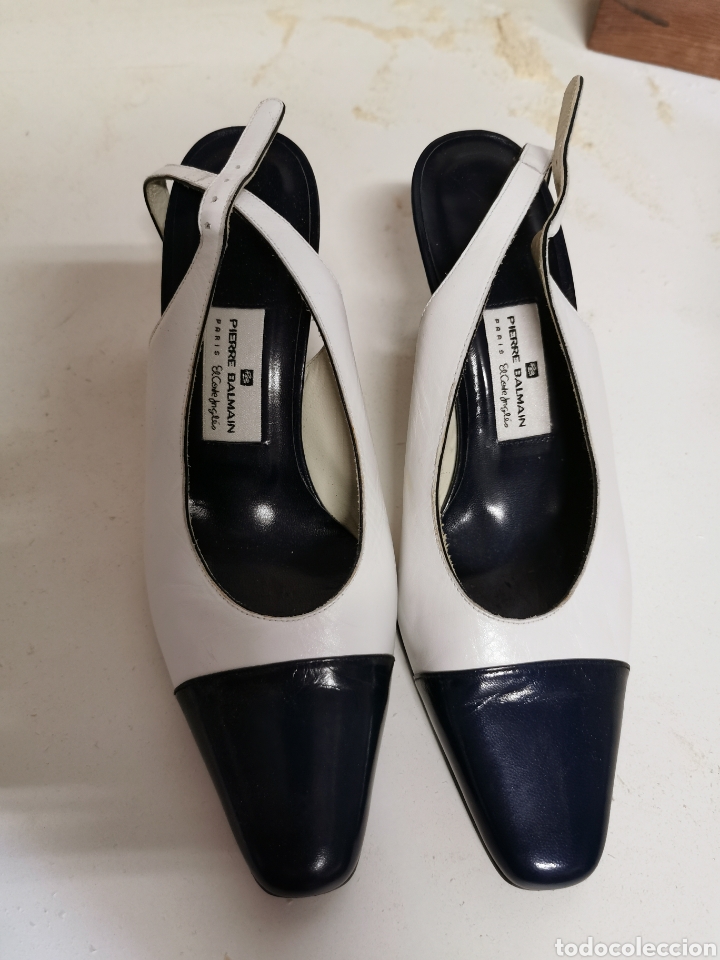 Vintage: Zapatos Pierre Balmain 37.sin estrenar - Foto 5