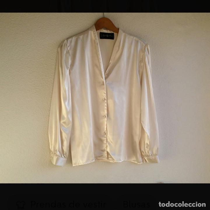 Vintage: Blusa efecto perlado. Regal Bar&oacute;n. Talla M - Foto 1