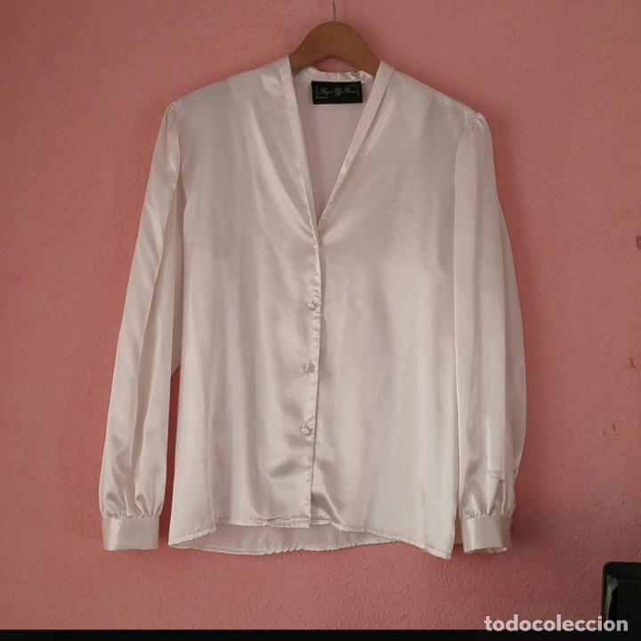 Vintage: Blusa efecto perlado. Regal Bar&oacute;n. Talla M - Foto 2