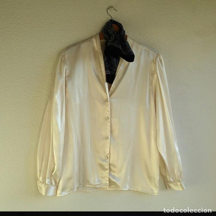 Vintage: Blusa efecto perlado. Regal Bar&oacute;n. Talla M - Foto 3