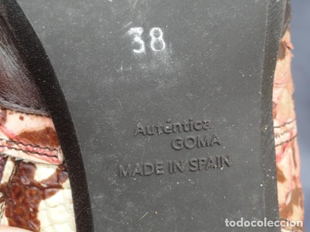 Vintage: BOTAS VINTAGE SIMIL PIEL DE SERPIENTE. - Foto 7