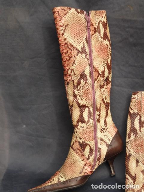Vintage: BOTAS VINTAGE SIMIL PIEL DE SERPIENTE. - Foto 10