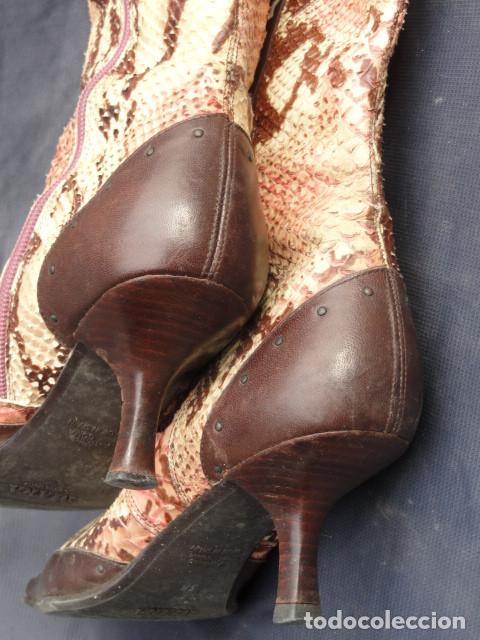 Vintage: BOTAS VINTAGE SIMIL PIEL DE SERPIENTE. - Foto 11