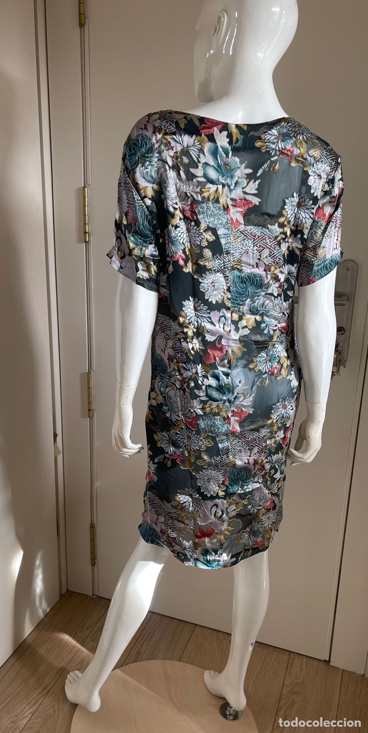 Vintage: Vestido de seda Lebor Gabala - Foto 2