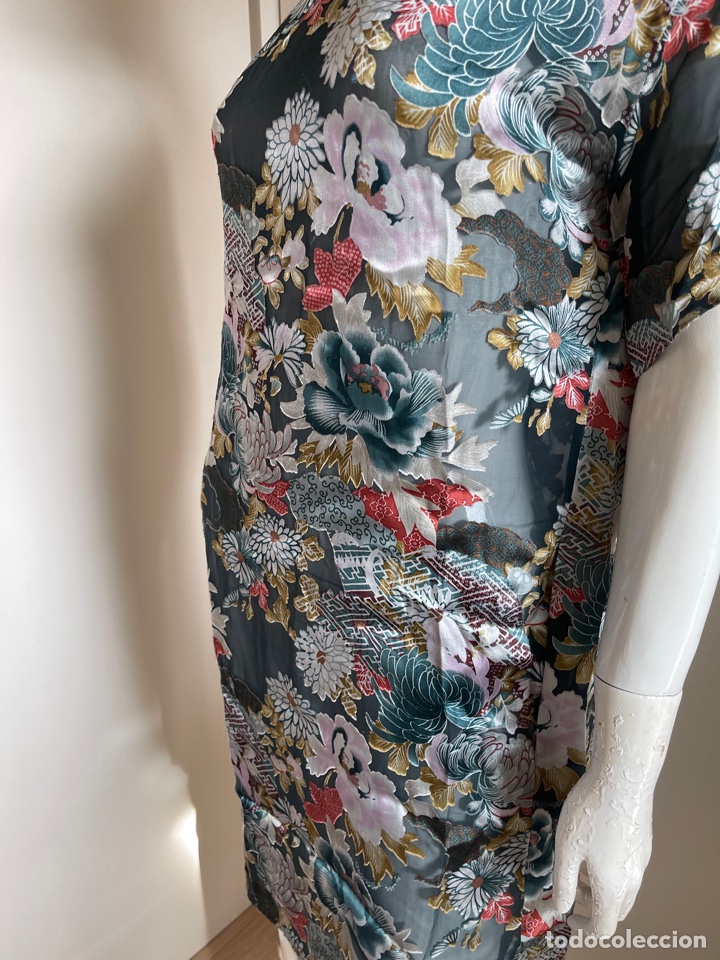 Vintage: Vestido de seda Lebor Gabala - Foto 3