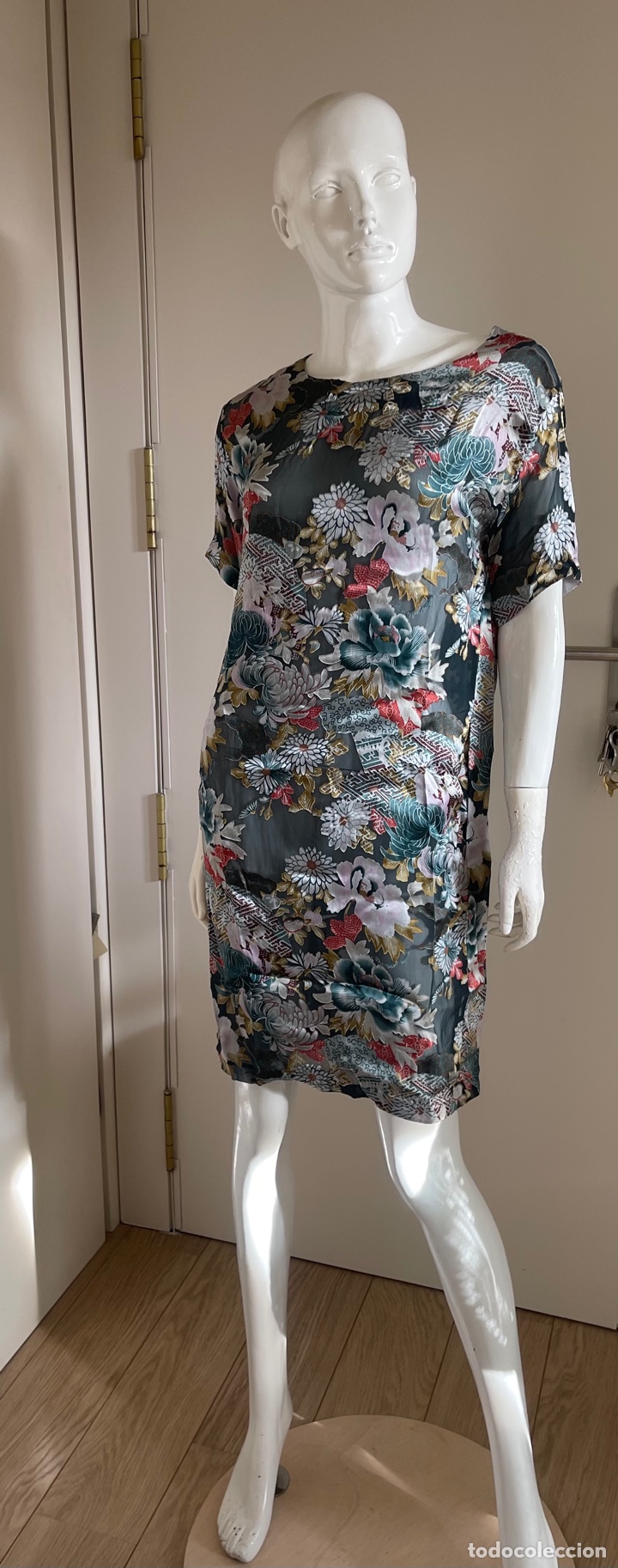 Vintage: Vestido de seda Lebor Gabala - Foto 1