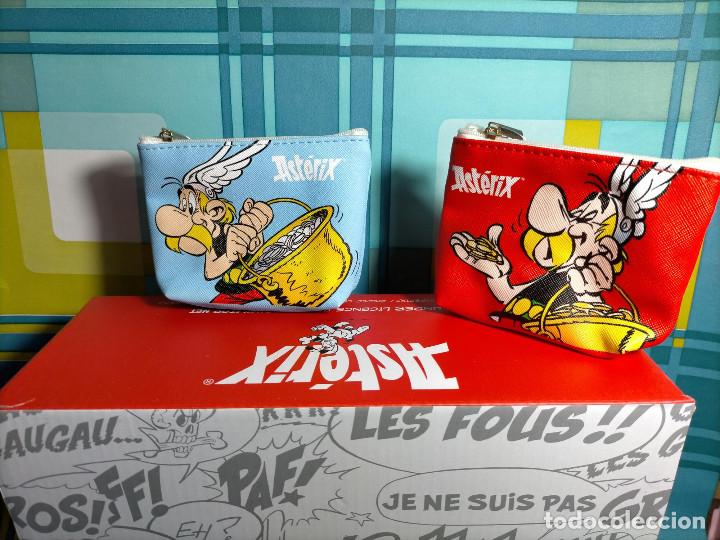 Vintage: MONEDERO ASTERIX , ASTERIX OBELIX IDEFIX, NUEVO CON FORRO - Foto 1