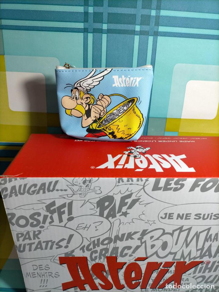 Vintage: MONEDERO ASTERIX , ASTERIX OBELIX IDEFIX, NUEVO CON FORRO - Foto 2
