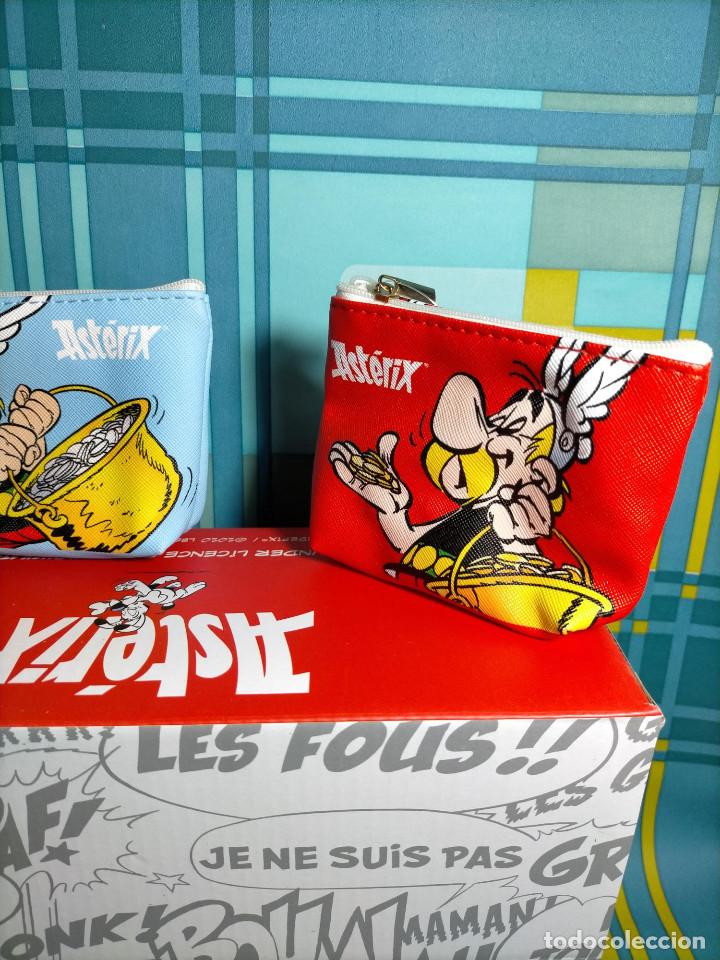 Vintage: MONEDERO ASTERIX , ASTERIX OBELIX IDEFIX, NUEVO CON FORRO - Foto 4