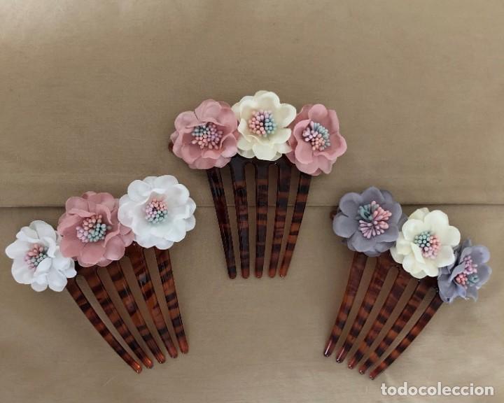 Vintage: PEINECILLOS PEINAS FLORES - Foto 1