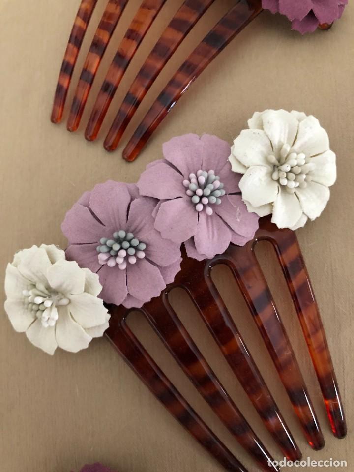 Vintage: PEINECILLOS PEINAS FLORES - Foto 6
