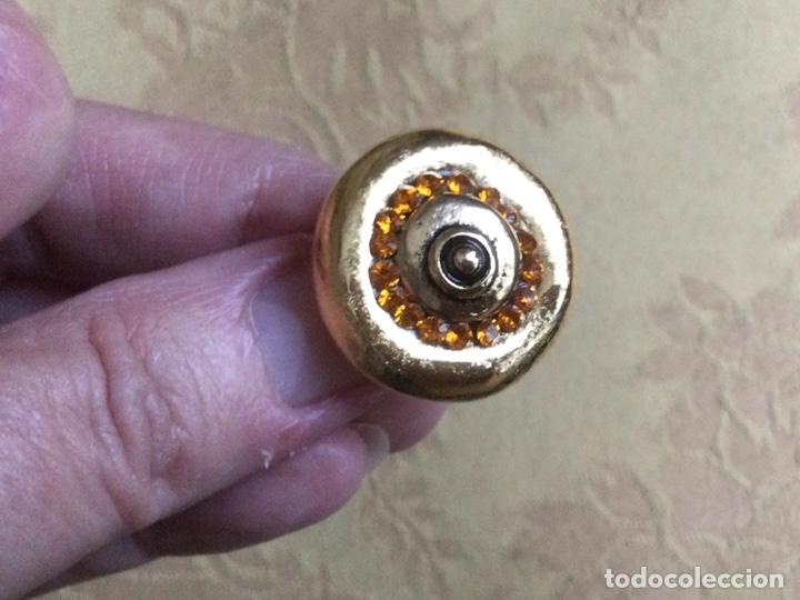 Vintage: PENDIENTES VINTAGE DE BOT&Oacute;N DORADOS - Foto 2