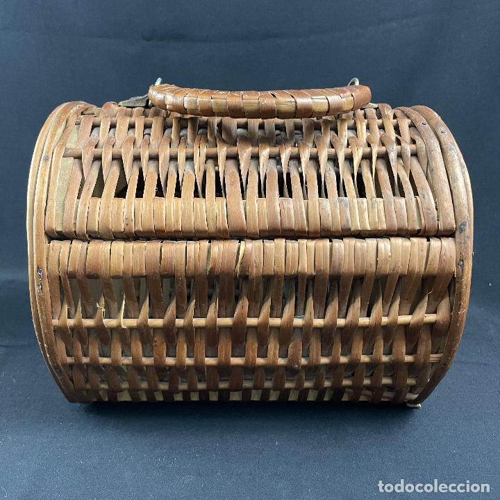 Vintage: BOLSO-CANASTILLO-MIMBRE - Foto 2