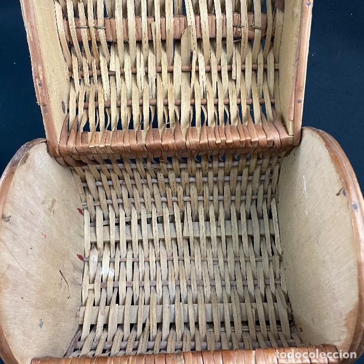 Vintage: BOLSO-CANASTILLO-MIMBRE - Foto 9