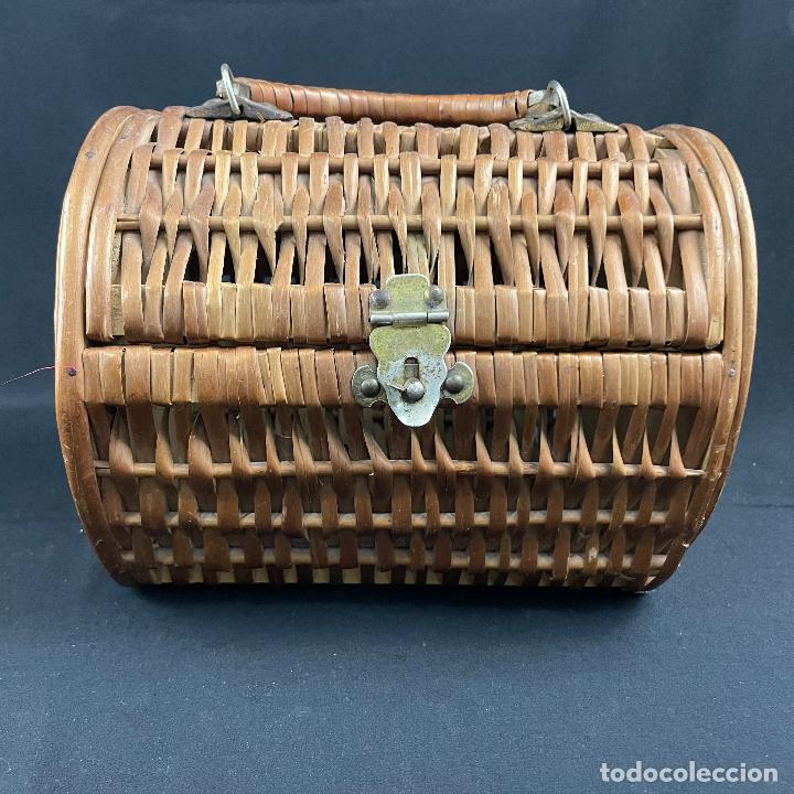 Vintage: BOLSO-CANASTILLO-MIMBRE - Foto 1