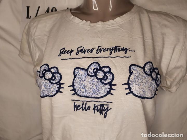 Vintage: Camiseta Sleep Hello Kitty Everything Talla L - Foto 2