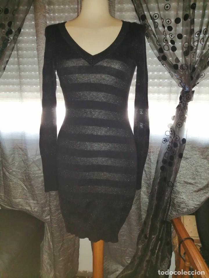 Vintage: Vestido de punto el&aacute;stico - Foto 1