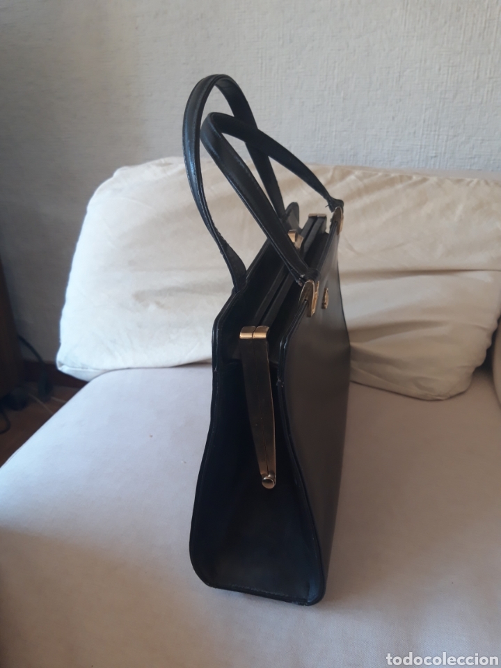 Vintage: Bolso Negro Vintage - Foto 5