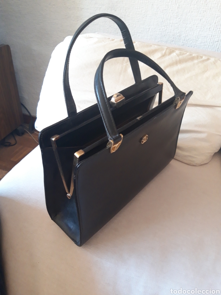 Vintage: Bolso Negro Vintage - Foto 1