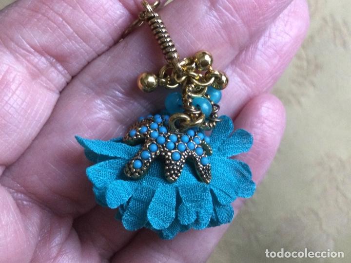 Vintage: PENDIENTES LARGOS VINTAGE CLAVEL TURQUESA - Foto 8
