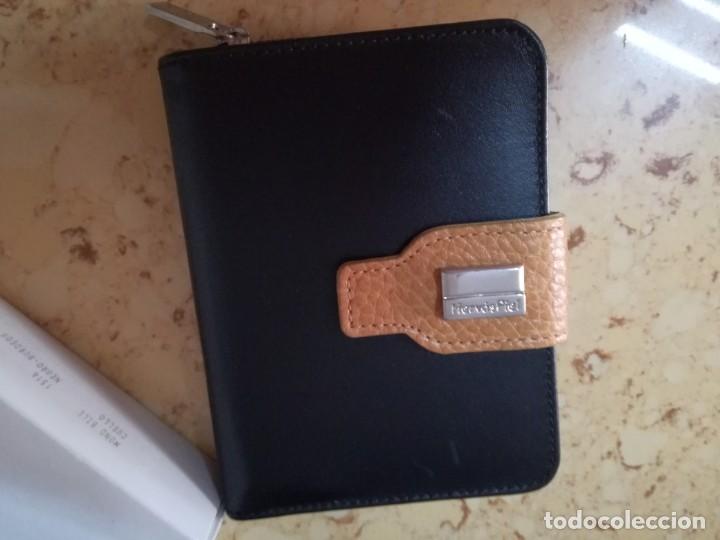 Vintage: CARTERA MONEDERO PIEL DE HERVAS. NUEVO. - Foto 5
