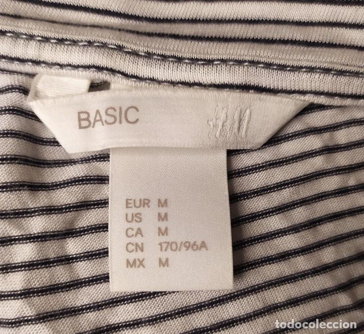 Vintage: Camiseta Corta Basic Rayas Talla M - Foto 2