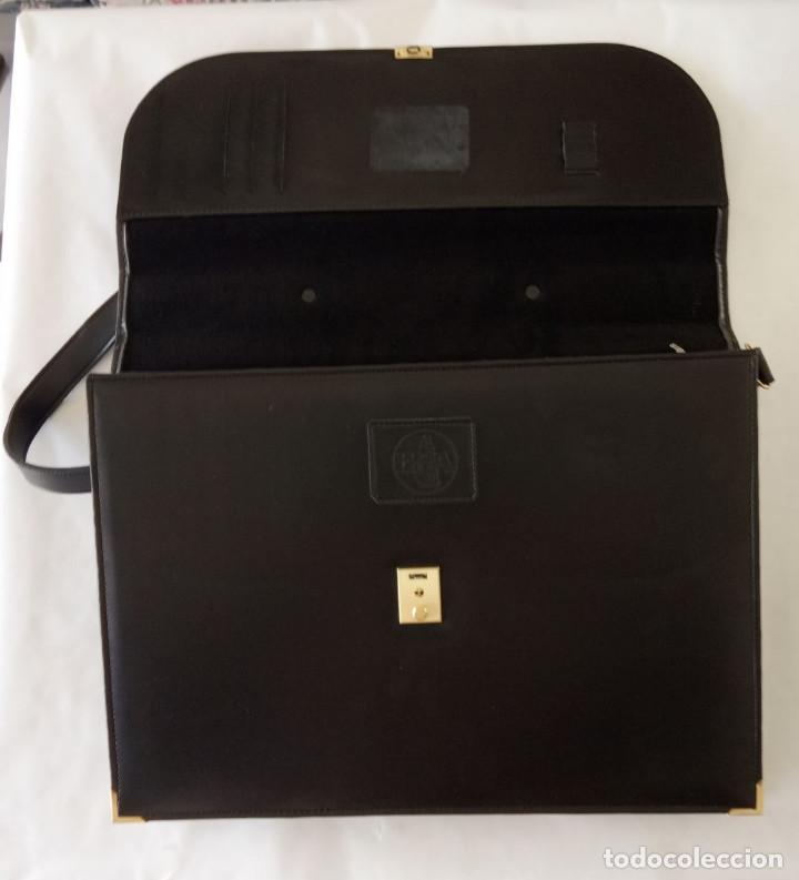 Vintage: Cartera o portadocumentos negra polipiel - Foto 3