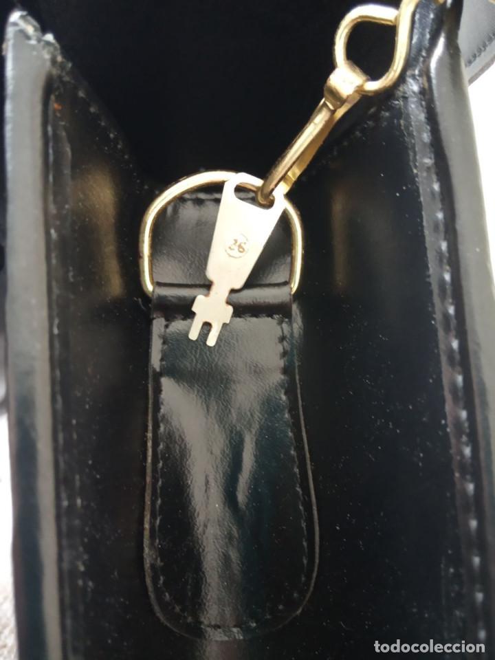 Vintage: Cartera o portadocumentos negra polipiel - Foto 4