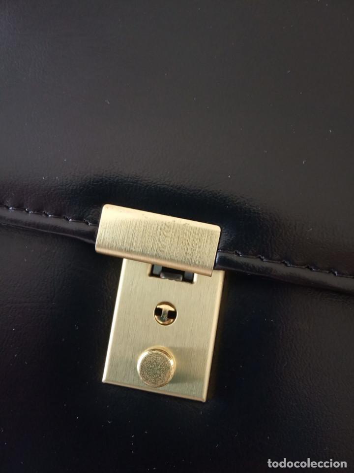 Vintage: Cartera o portadocumentos negra polipiel - Foto 5