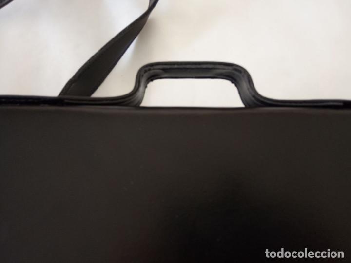 Vintage: Cartera o portadocumentos negra polipiel - Foto 7