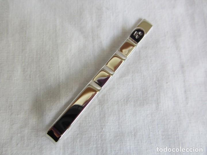 Vintage: Pinza o alfiler de corbata en plata contrastada - Foto 5
