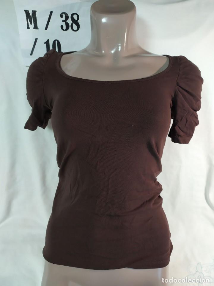 Vintage: Camiseta corta marron Talla M - Foto 1