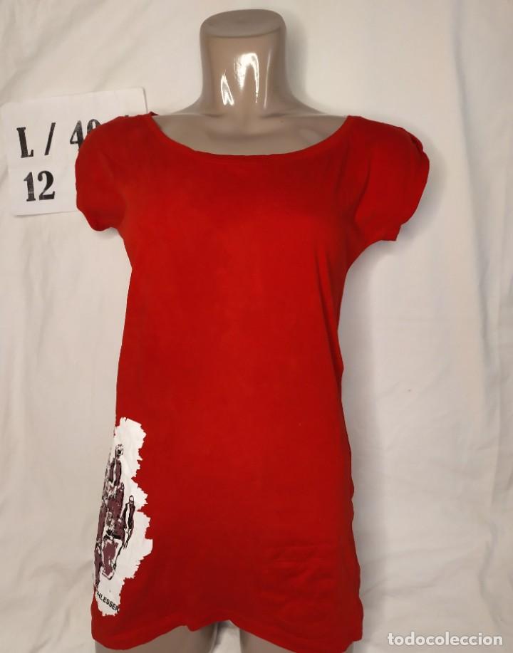 Vintage: Camiseta corta roja Kellogs Talla L - Foto 1