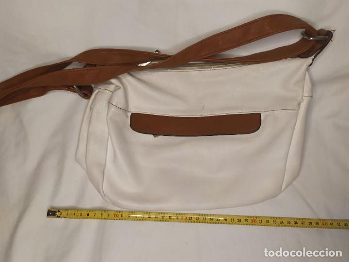 Vintage: Bolso blanco y marron - Foto 1