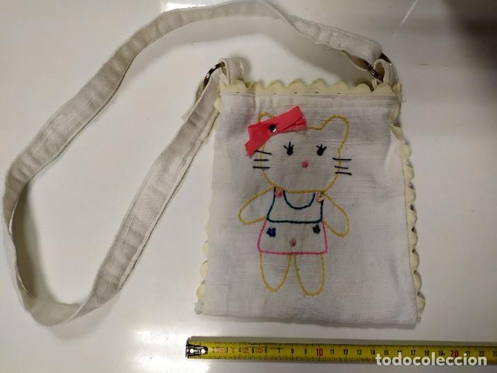 Vintage: Bolso tela gatito - Foto 1